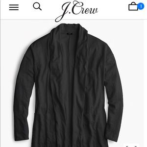 NWT J. Crew Cardigan | Black | L